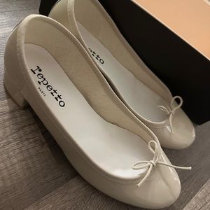 Repetto Beige Camille Ballerina Heels pump size FR 37 /US 6